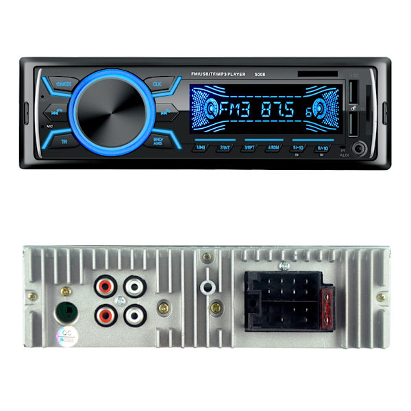 12V Universal Bluetooth Stereo Audio FM-modtager Dobbelt USB Digital MP3 Musikafspiller med skærm