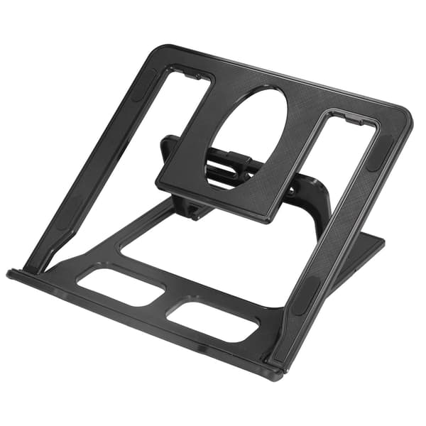 Bærbar computerstativ ABS skrivebord 6 niveauer justerbar forhøjet enkel foldbar tabletstativ bærbar computerstativ til tablet-pc