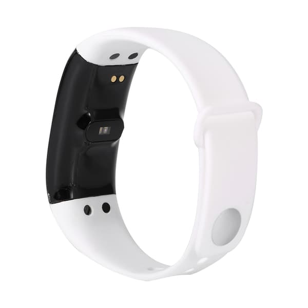 Smart Bluetooth Band intelligent Watch Bracelet Hjärtfrekvensdetektering för Android iOS Vit
