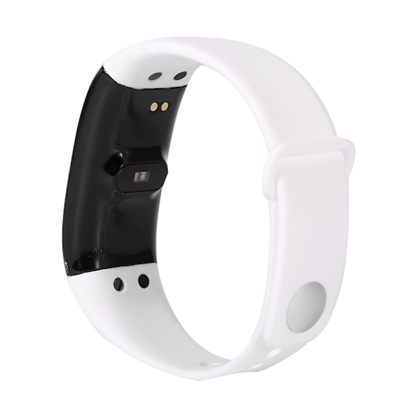 Smart Bluetooth Band intelligent Watch Bracelet Hjertefrekvensdeteksjon for Android iOS Hvit