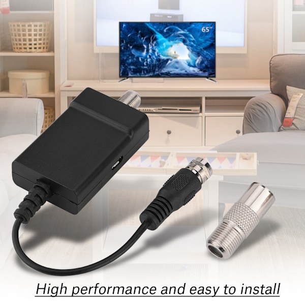 USB 50-100 Miles HD Digital Antenneforstærker TV Antennesignalforstærker VHF UHF