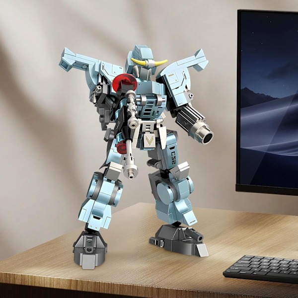 Ismaskin Byggmodell Leksak för Barn, Cool Joint Rörlig Mech Display Set med Exklusiv Display Stativ, Födelsedagspresenter för Pojkar 8-12（428PCS）