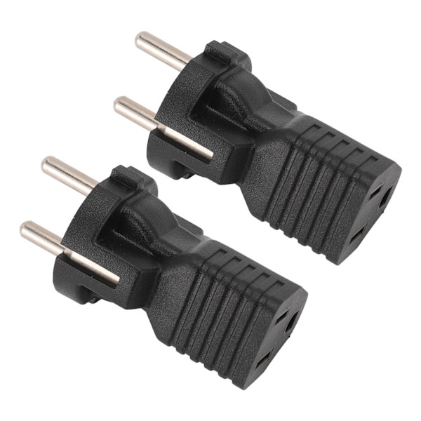 2-pack  till 5-15R strömadapter hane till hona Plug and Play  till  strömomvandlare
