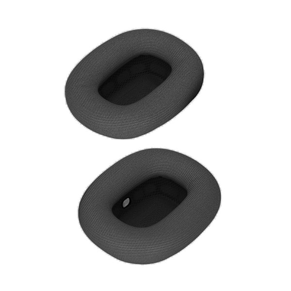 Hodetelefonøreputer Erstatning Myk Memory Foam Protein Skinn Øreputer Øremuffer for Airpod MAX Hodetelefoner Svart