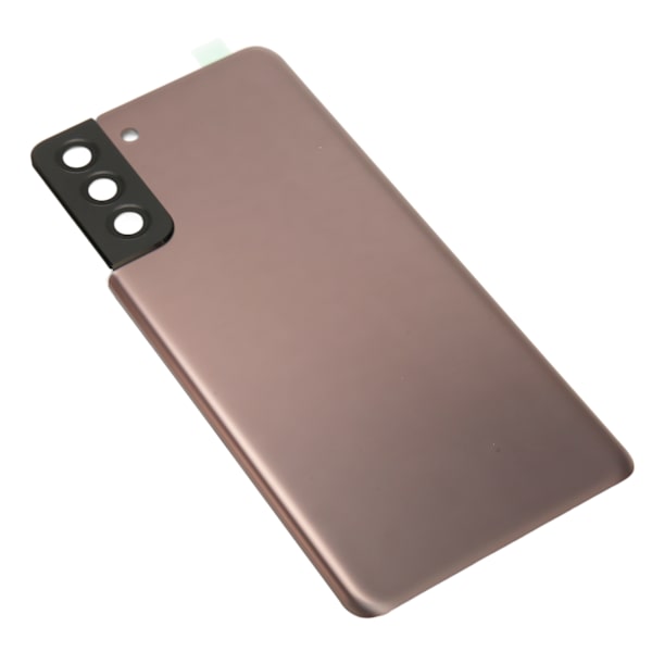 Ersättning Baksida Glas Cover för Samsung Galaxy S21 Plus Bakre Glas Dörr Cover med Förinstallerad Kameralins Brun