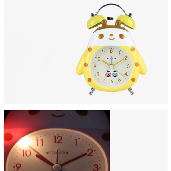 SAYTAY Väckarklocka, Analog Metall Ladybug Väckarklocka, Student Heminredning Bordsur