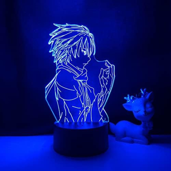 Guilty Crown 3D LED-lampa för sovrum Dekorativ nattlampa Födelsedagspresent Rum Bord LED-lampa Anime Guilty Crown