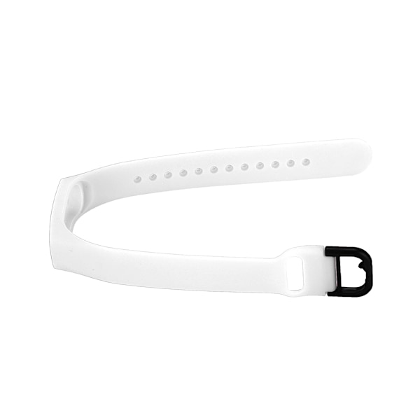 Et stykke Solid Color silikoneurrem til Samsung galaxy fit-e SM-R375 (hvid)