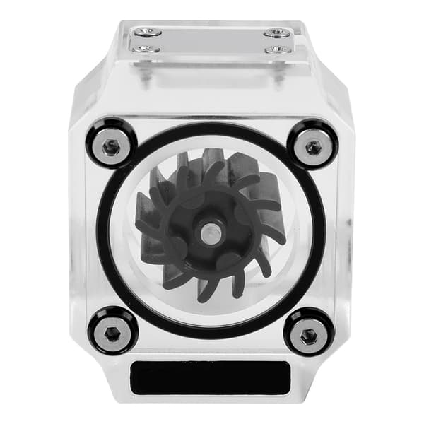 G1/4\" Tråd Vandkøling Flow Meter Indikator til PC Vandkøling System Akryl Sort
