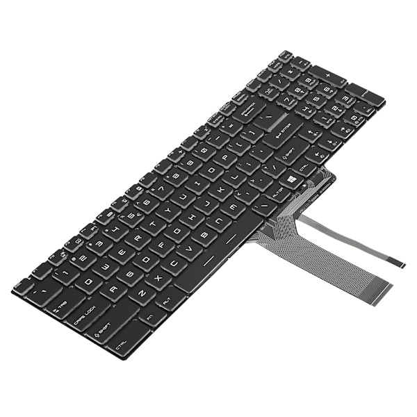 Fargerikt bakgrunnsbelyst tastatur erstatning for MSI GS60 GS70 GT72 GL62 GL72 bærbar PC