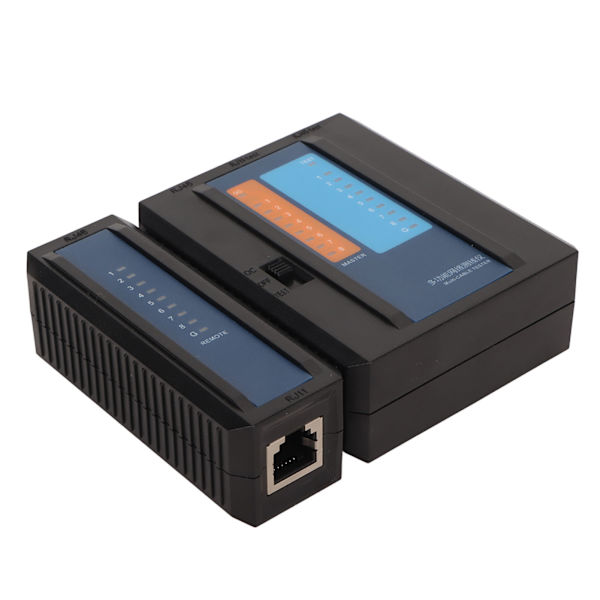 Nätverkskabeltestare RJ45 RJ11 8P 6P 4P Feldiagnos LED-indikator Linjedetektor för Internet Telefon Kontor