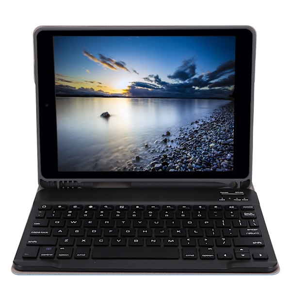 SK-9708 Smart Sleep Tablet Bluetooth Keyboard Split Protector Cover til ipad Blå