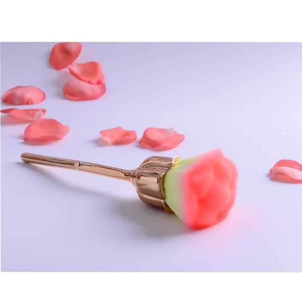 1 st Rose Makeup Brush, Blush Brush Fashion Beauty Tool, Super Large Face Powder Makeup Brushes för Powder Cosmetic Tool