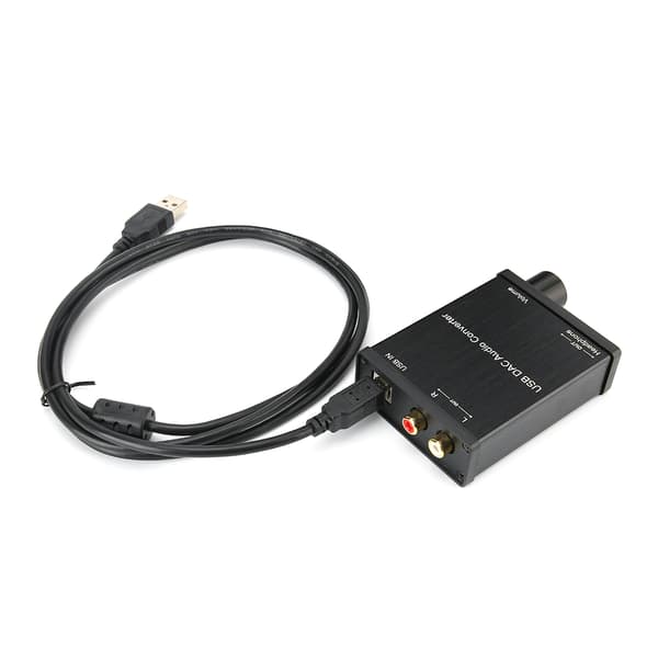 GV-022 USB-lydkort Plug and Play DAC-lydkonverteradapter til Windows/Mac OS X/PS4