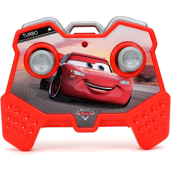 Jada Toys Pixar Cars 1:24 Lightning McQueen RC Fjernbetjening Bil 2.4 GHz Rød Legetøj til Børn