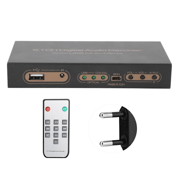 5.1CH Digital Audio Decoder MultiMedia Audio Player 5.1 Audio AC3 DTS LPCM