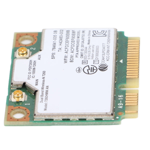 Netværkskort 802.11a/B g/n Dual Band 2.4G/5G 300Mbps PCIE Trådløst Netværkskort