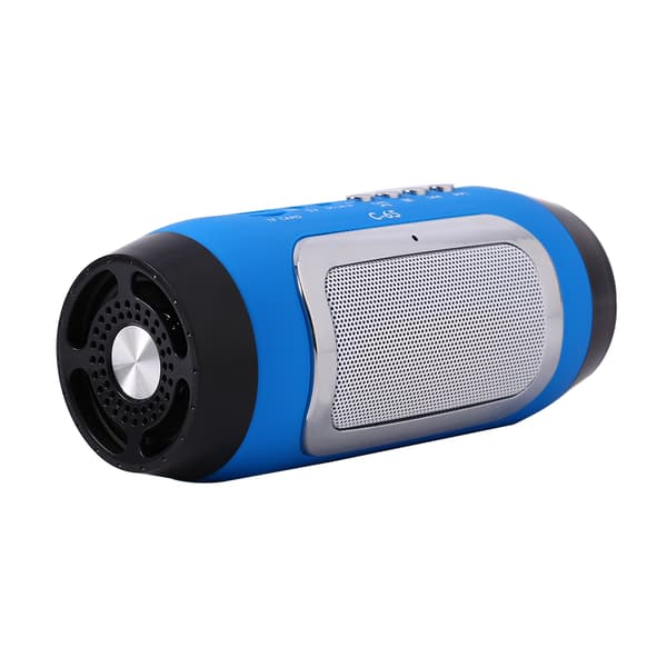 Mini trådløs stereo Bluetooth-højttaler bærbar til iPhone Tablet PC opladelig ny blå