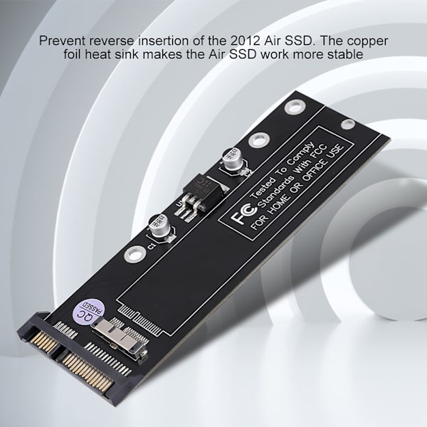 12+6pin til 22Pin SATA Harddisk Drive Konverter Adapterkort for Macbook 2010 2011 SSD PCBA