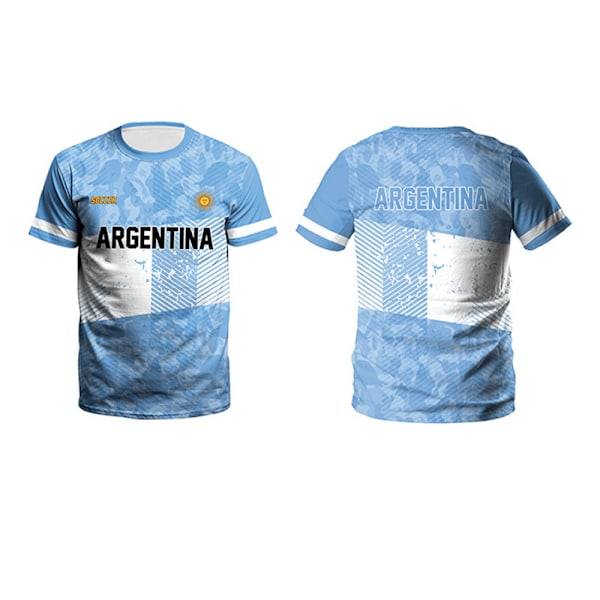 2022 VM i fotball landslagsdrakt herre fotballtrøye Argentina, L