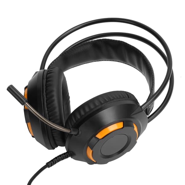 AJAZZ kablet headset over ear støjreducerende gaming headset med 3,5 mm interface AX120 (sort)