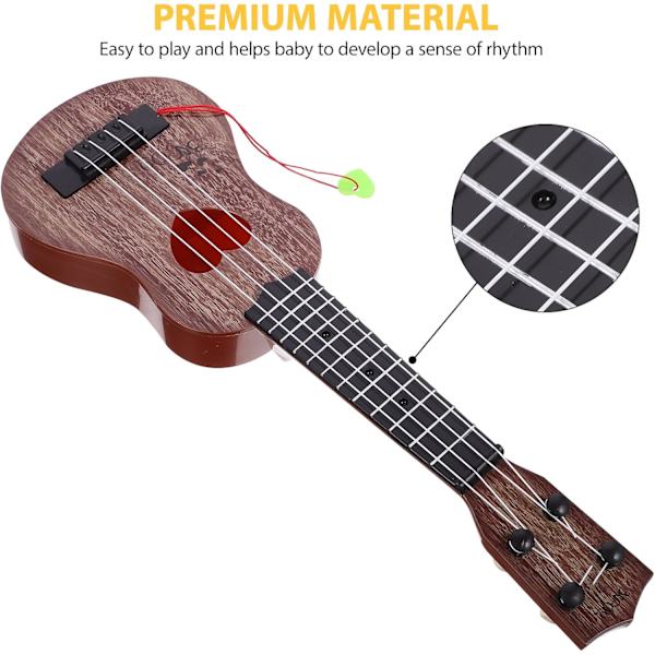 Ukulele Leksak Ukuleles för Barn Nybörjare Ukuleles Barn Trä Gitarr Barn Gitarr Leksak Gitarr Småbarn Gitarr Småbarn Ukuleles Gitarr Ukuleles för Nybörjare