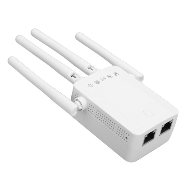 Trådlös repeater WiFi-signalförstärkare Booster Network Extender 2.4G 300Mbps/5G 867Mbps DualBand AC