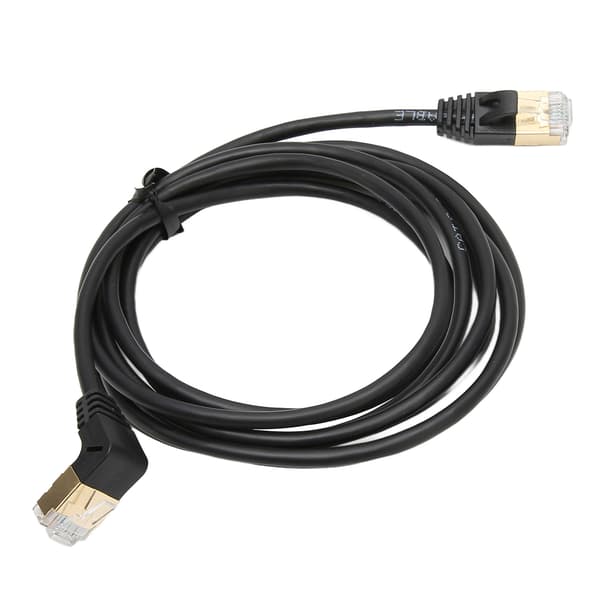 Cat8 Ethernet-kabel CAT8 OD 3,8 mm 2 m han til han holdbar PVC han til han Ethernet-kabel til switch-server