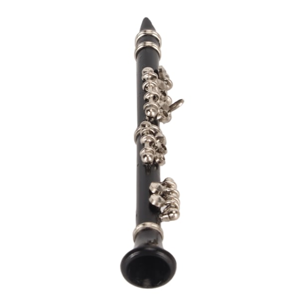 Miniature Clarinet Model with Stand and Case Musical Instruments Clarinet Model Display for Desk Decoration 3.15in