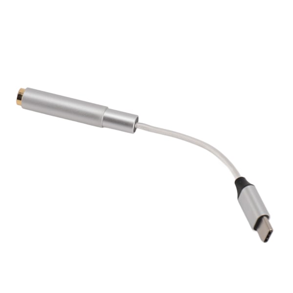 USB C til AUX hodetelefonkontakt adapter støtter 32bits 384kHz PCM USB Type C til 2.5mm 3.5mm 4.4mm hodetelefonkontakt adapter