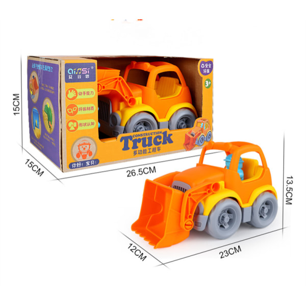 Pretend Play, Motor Skills, Kids Toy Vehicle. No BPA, phthalates, PVC. Dishwasher Safe, Recycled Plastic,