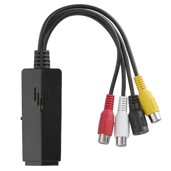Universal Mini AV till HDMI-omvandlare Kort linje Högdefinitionsvideoadapter AV2HDMI
