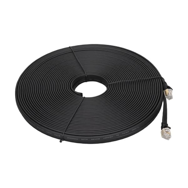 Cat8 Ethernet-kabel 40 Gbps transmissionshastighed 2000 Mhz højhastigheds internetkabelledning til pc-router til PS5 til PS3 30m