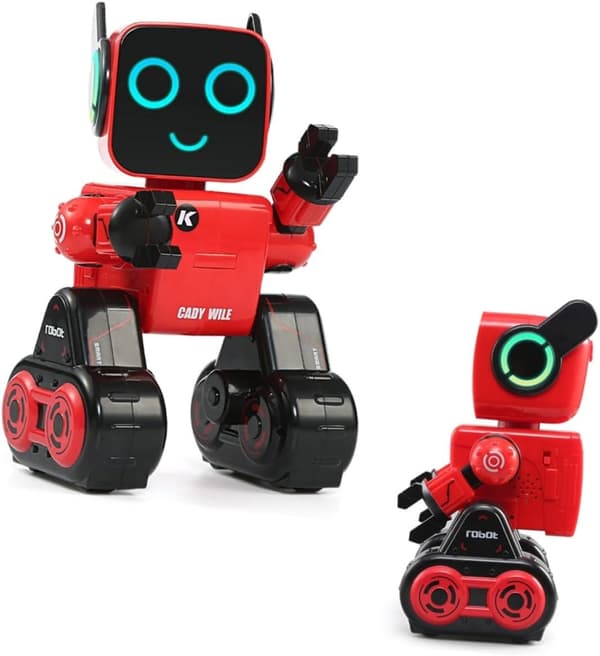BESTonZON 2 st robotar för spargrisar Rc-robot för humanoida robotar Robotkit