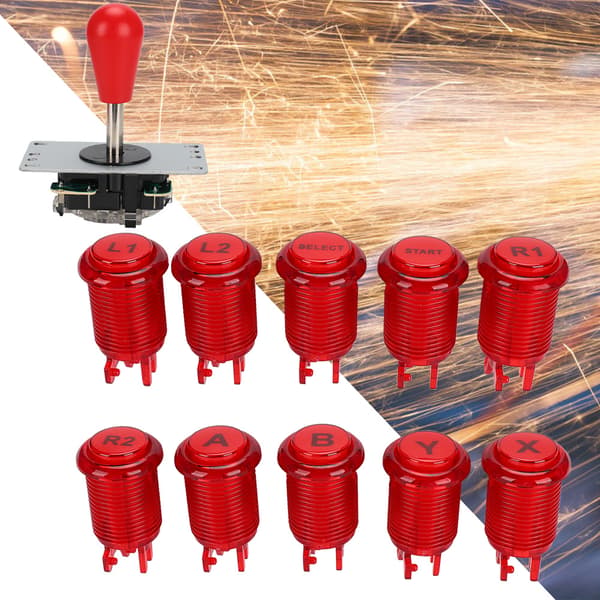 CY-822C DIY Arcade Game US Knapper Joystick Rocker Controller Kit Uden Lys til Rapsberry Pi/PCRed