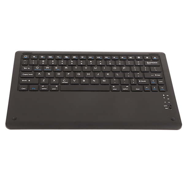 Tablet Keyboard Bluetooth 11in Telefon Bærbar Tynd ABS Computer TilbehørSort