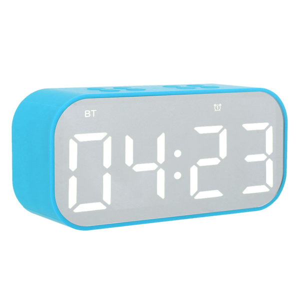 AEC Alarm Clock Speaker BT501 Utomhus Bluetooth Musikhögtalare Bluetooth5.0 Blå