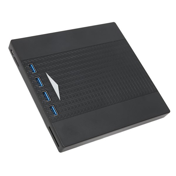 Extern DVD-enhet USB 3.0 Lågbrus Andningsljus Minneskortplats Plug and Play DVD-brännare för bärbar dator