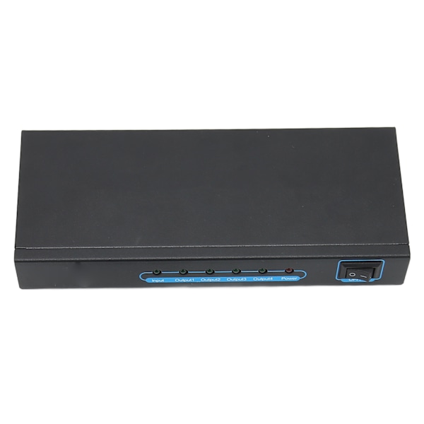ANQ‑214 HD Multimedia Interface Splitter 1 in 4 Out 4Kx2K Video Duplicator for Xbox for PS5 for HDTV 100‑240VUS Plug