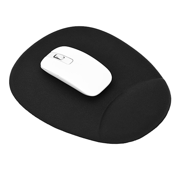 Antislip Silikon handledsstöd Musmatta Smärtlindring Spelmatta Underlägg för PC Laptop Oval