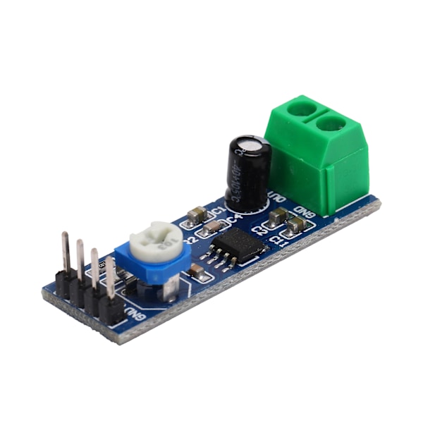 LM386 Effektforsterkerkort 200 ganger forsterkning Mono Audio Effektforsterkermodul 5V-12V