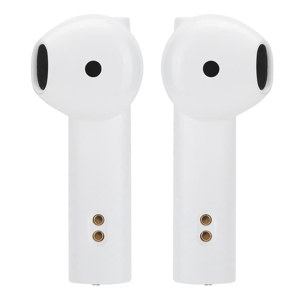 AIR6 Bluetooth-headset, trådløs binaural mini-ørepropp TWS halvøret øretelefonhvit