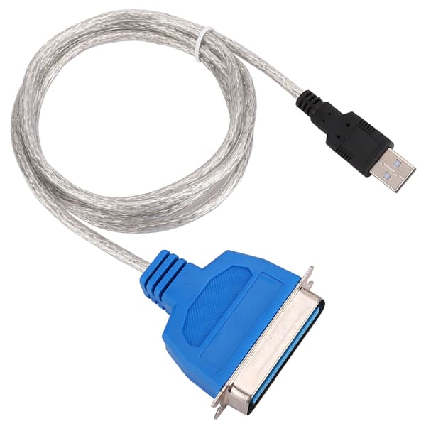 USB til 1284 skriverkabeladapter Standard Cn36 grensesnitt USB til parallellportkabel