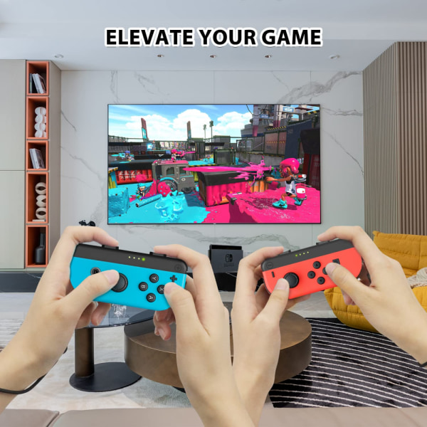 Kompatibel med Switch Joycon, en ersättning för Switch 2-delad Joycon-rem, med justerbar spänning (svart)