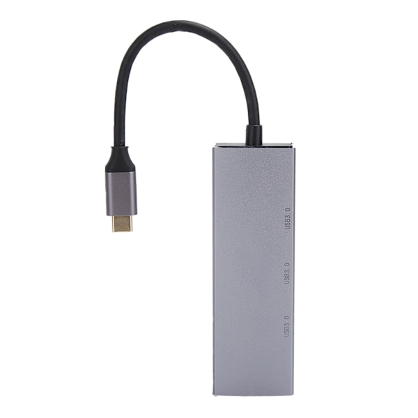 Hubb USB 3.0 4-portars typ C multipeladapter med 4K-utgång 4 i 1 bärbar universell splitter