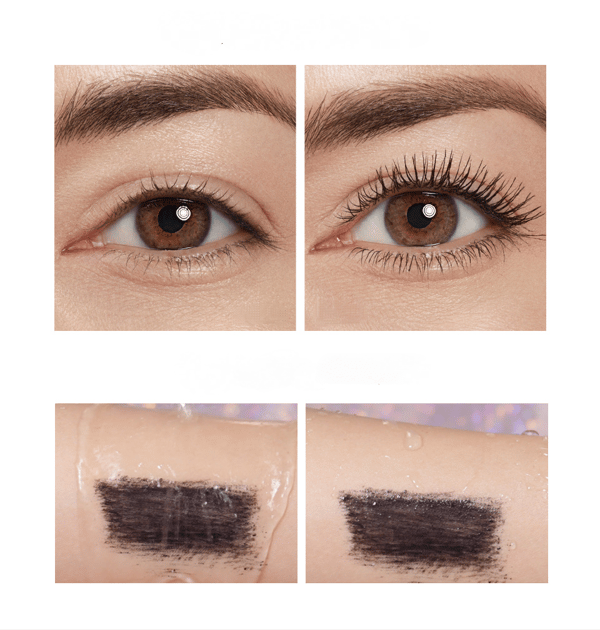 Mascara tykk, slank, krøllfri mascara