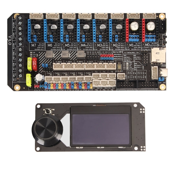 3D-tulostin emolevy Mini 12864 näytöllä STM32F446 siru 180Mhz emolevy Spider V3.0:lle Voron Design 3D-tulostimelle