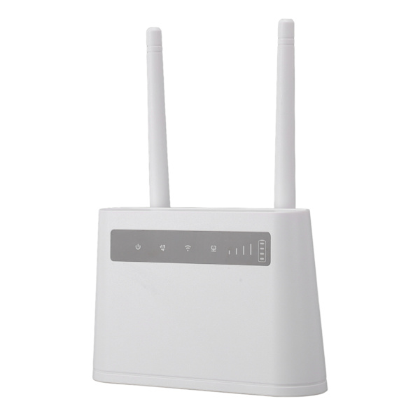 Trådlös WiFi-router för asiatiskt 4G SIM-kort Router 300Mbps Smart Home Internet Router med 2 5dBi High Gain-antenner 100‑240V