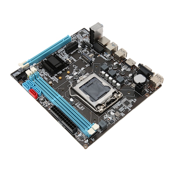 LGA 1155 Hovedkort B75 2 240Pin DDR3 SDRAM VGA HD Utgang PCI Express X16 X1 M.2 NVMe Micro ATX Hovedkort for Chassis