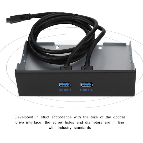 USB Front Panel Brakett USB3.0 Optisk Stasjon Front Panel CD ROM Driver